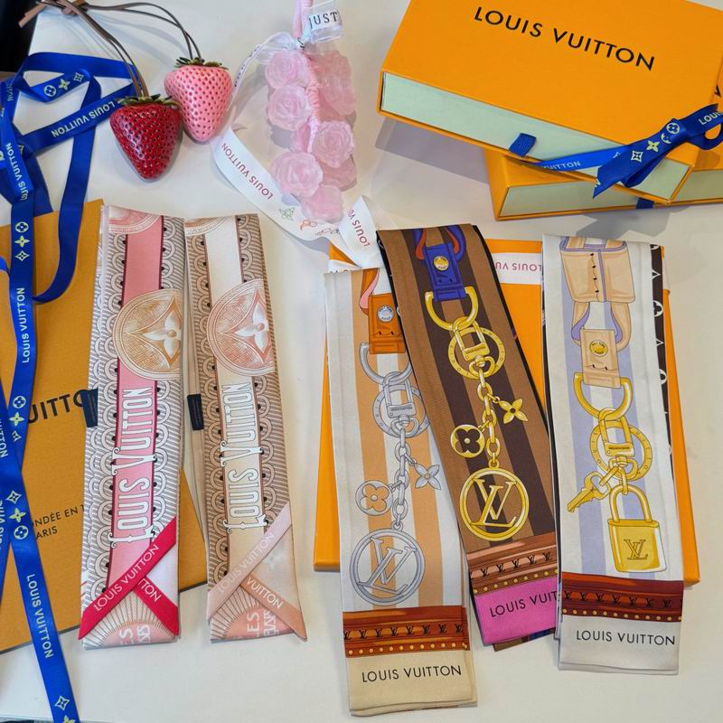 LV Silk ribbon 120X5cm E070708